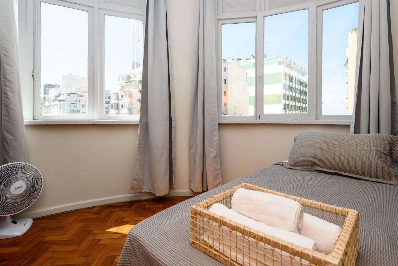 ריו דה ז'ניירו 2 Quartos Em Copacabana C/ Vista-Mar | Pj 135/808 מראה חיצוני תמונה